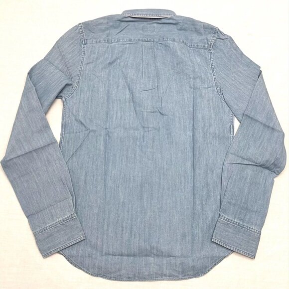 Untuckit Women's Alleanza Blue Long Sleeve Shirt Size 2 NEW - Picture 4 of 4